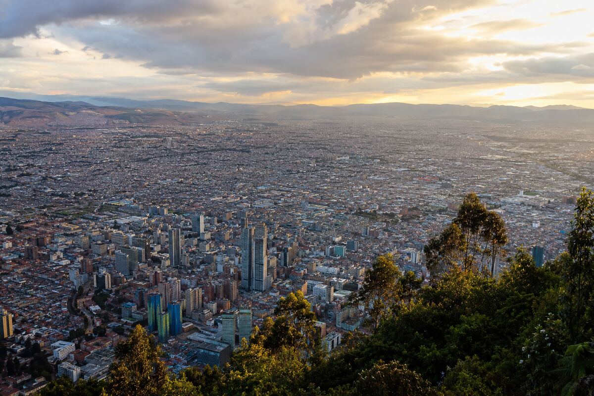 Bogotá skyline panorama